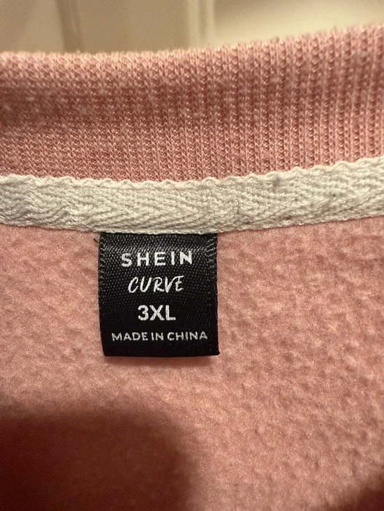 Shein Pink Graphic Sweatshirt - "MA. MAMA. MOM. BRUH." Size 3X 4:3 - Picture 2 of 2